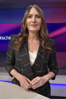 Anja Kohl in der ARD-Talkshow maischberger im Studio Berlin Adlershof. Berlin, 14.10.2026