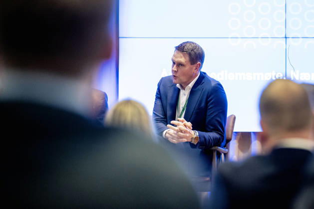 Norsk Industri Offshore sitt apne medlemsmote Oslo 20261015. Harald Solberg, administrerende direktor i Norsk Industri, pa Norsk Industri Offshore sitt apne medlemsmote i Naeringslivets hus. Foto: Stian Lysberg Solum NTB Oslo Norge xiKv2c5kJA8 EDITORIAL USE ONLY Ref:_BUSxiKv2c5kJA8.jpg Copyright: xStianxLysbergxSolumx xNTBx