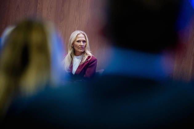Norsk Industri Offshore sitt apne medlemsmote Oslo 20261015. Sunniva Tofte i Kongsberg Gruppen pa Norsk Industri Offshore sitt apne medlemsmote i Naeringslivets hus. Foto: Stian Lysberg Solum NTB Oslo Norge 4KqybsUM3HE EDITORIAL USE ONLY Ref:_BUS4KqybsUM3HE.jpg Copyright: xStianxLysbergxSolumx xNTBx