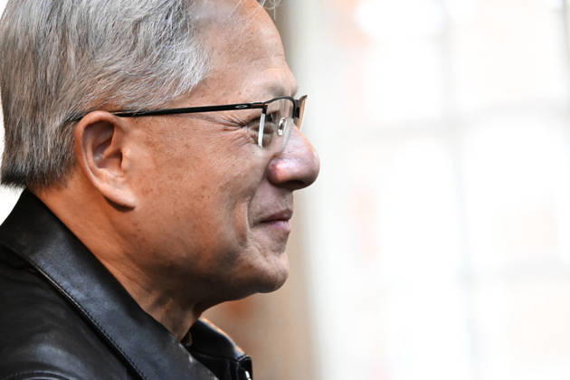 STOCKHOLM, Oct. 15, 2026 — Jensen Huang, CEO of Nvidia, speaks during the Build A Claw Experience event at Norrsken House Stockholm, as Nvidia hosts three AI events in Stockholm on Thursday x11850x  Copyright: xGustavxSjöholm TTx JENSEN HUANG NVIDIA UEKbEXbddCU