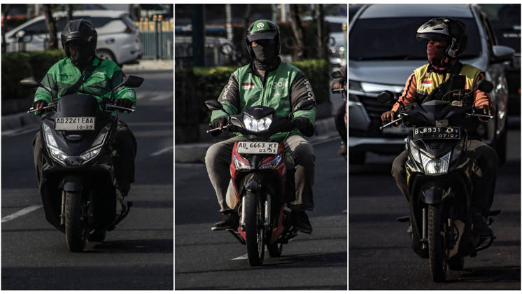 October 15, 2026, Yogyakarta, Special Region Of Yogyakarta, Indonesia: Yogyakarta, October 15, 2026. A photo collage of online motorcycle taxi drivers passing through Yogyakarta on. BPJS Ketenagakerjaan aims to increase enrollment among informal workers by the end of 2026 by 20 percent from the July 2026 figure, which stood at just 17.44 percent or 13.56 million out of a potential 77.8 million informal workers in Indonesiathrough the implementation of three key strategies encompassing reframing, relevance, and resonance, or the â€oe3R†approach. Yogyakarta Indonesia - ZUMAf198 20261015_zip_f198_002 Copyright: xMuhammadxFebriansyahx