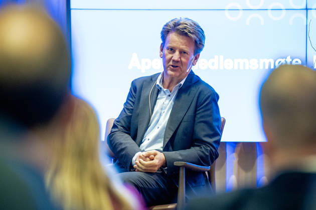 Norsk Industri Offshore sitt apne medlemsmote Oslo 20261015. Mads Andersen, President og CEO i Aibel, pa Norsk Industri Offshore sitt apne medlemsmote i Naeringslivets hus. Foto: Stian Lysberg Solum NTB Oslo Norge vvaatBGZ6E0 EDITORIAL USE ONLY Ref:_BUSvvaatBGZ6E0.jpg Copyright: xStianxLysbergxSolumx xNTBx