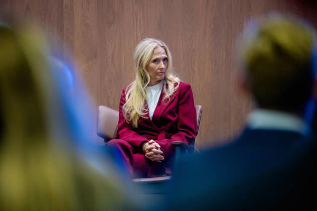 Norsk Industri Offshore sitt apne medlemsmote Oslo 20261015. Sunniva Tofte i Kongsberg Gruppen pa Norsk Industri Offshore sitt apne medlemsmote i Naeringslivets hus. Foto: Stian Lysberg Solum NTB Oslo Norge LkJBRqyub94 EDITORIAL USE ONLY Ref:_BUSLkJBRqyub94.jpg Copyright: xStianxLysbergxSolumx xNTBx