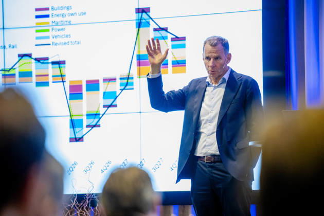 Norsk Industri Offshore sitt apne medlemsmote Oslo 20261015. Jarand Rystad, arbeidende styreleder i Rystad Energy, pa Norsk Industri Offshore sitt apne medlemsmote i Naeringslivets hus. Foto: Stian Lysberg Solum NTB Oslo Norge MOUIm1RtShk EDITORIAL USE ONLY Ref:_BUSMOUIm1RtShk.jpg Copyright: xStianxLysbergxSolumx xNTBx