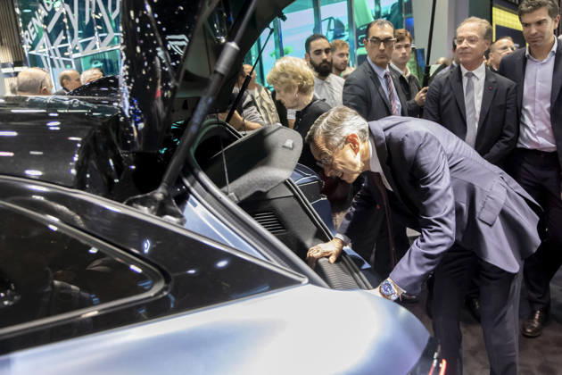 Paris, France October 15, 2026 - Paris Motor Show - Bruno Retailleau POLITIQUE, RETAILLEAU, LR, LES REPUBLICAINS, CAMPAGNE ELECTORALE, SALON DE L AUTOMOBILE, VOITURE, ECONOMIE  Copyright: xVincentxIsorex