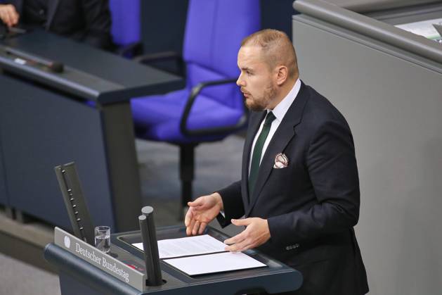 Berlin, Deutschland, 15.10.2026: Deutscher Bundestag: 102. Bundestagssitzung: Torben Braga, AfD Copyright: xdtsxNachrichtenagenturx dts_139308