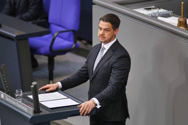 Berlin, Deutschland, 15.10.2026: Deutscher Bundestag: 102. Bundestagssitzung: Hannes Gnauck, AfD Copyright: xdtsxNachrichtenagenturx dts_139316