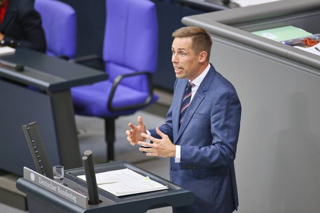 Berlin, Deutschland, 15.10.2026: Deutscher Bundestag: 102. Bundestagssitzung: Florian Oest, CDU Copyright: xdtsxNachrichtenagenturx dts_139254