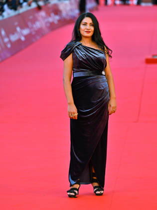 IPA89722279 - Rome, 2026 Film Festival - Evening 3 - Red Carpet for the film *SKEJTANJETO NE E ZA DEVOJÄaINJA* (*SKATEBOARDING IS NOT FOR GIRLS*) Pictured: Simonida Selimovic  Copyright: xMaurizioxD™Avanzox xPoolxRomaxFilmxFestx2026x IPA89722279