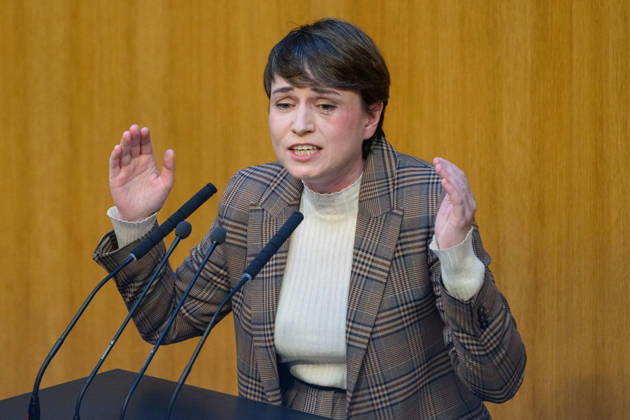 Â - Wien 15.10.2026 - 103. Sitzung des Nationalrates. Dringliche Anfrage der FPÖ verbunden mit Misstrauensantrag gegen die gesamte Regierung. PHOTO: stv. Klubobfrau der Grünen Sigrid Maurer 103th sitting of the National Council. Nationalrat, Nationalratssitzung, Parlamentssitzung, Parlament, Plenum 103. Sitzung des Nationalrates