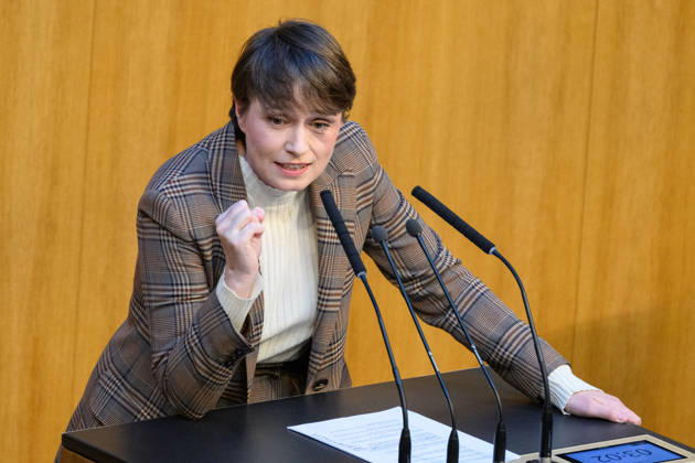 Â - Wien 15.10.2026 - 103. Sitzung des Nationalrates. Dringliche Anfrage der FPÖ verbunden mit Misstrauensantrag gegen die gesamte Regierung. PHOTO: stv. Klubobfrau der Grünen Sigrid Maurer 103th sitting of the National Council. Nationalrat, Nationalratssitzung, Parlamentssitzung, Parlament, Plenum 103. Sitzung des Nationalrates
