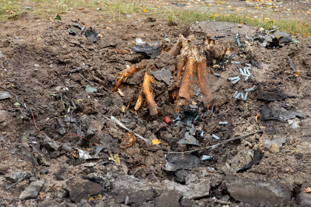 Russian attack towards civilian infrastructure in Ukraine’s Poltava DNIPRO, UKRAINE - OCTOBER 15: (----EDITORIAL USE ONLY - MANDATORY CREDIT - DNIPROPETROVSK REGIONAL MILITARY ADMINISTRATION OF UKRAINE HANDOUT - NO MARKETING NO ADVERTISING CAMPAIGNS - DISTRIBUTED AS A SERVICE TO CLIENTS---- HANDOUT - NO MARKETING NO ADVERTISING CAMPAIGNS - DISTRIBUTED AS A SERVICE TO CLIENTS----) A view of the destruction after the Russian combined attack towards civilian infrastructure and damaged a school building, an apartment building, three private houses, an administrative building, and four vehicles on Poltava, Ukraine on October 15, 2026. Dnipropetrovsk Regional Military Anadolu Dnipropetrovs ka Oblast Ukraine. Editorial use only. Please get  Copyright: x2026xAnadoluxDnipropetrovskxRegionalxMilitaryx