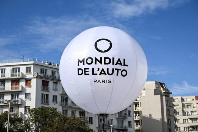 Paris Motor Show 2026 Illustration of the International Motor Show 2026 logo in Paris Porte de Versailles on October 15,2026. Photo by Tomas Stevens ABACAPRESS.COM Paris France  Copyright: xStevensxTomas ABACAx
