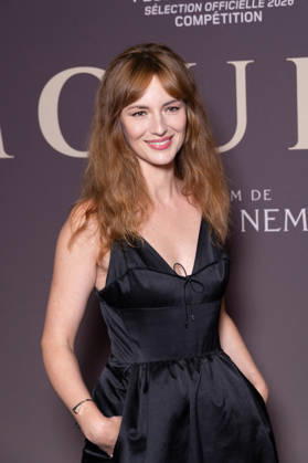 Moulin Paris Film Premiere Louise Bourgoin attends Moulin Paris Film Premiere at Max Linder on October 15, 2026 in Paris, France. Photo by Nasser Berzane ABACAPRESS.COM Paris France  Copyright: xBerzanexNasser ABACAx