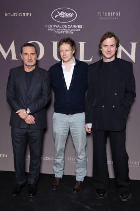 Moulin Paris Film Premiere Gilles Lellouche, László Nemes, Lars Eidinger attends Moulin Paris Film Premiere at Max Linder on October 15, 2026 in Paris, France. Photo by Nasser Berzane ABACAPRESS.COM Paris France  Copyright: xBerzanexNasser ABACAx