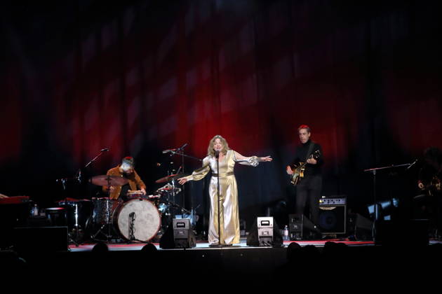 Annett Louisan bei einem Konzert im Tempodrom in Berlin, 15. Oktober 2026. Annett Louisan Konzert Berlin