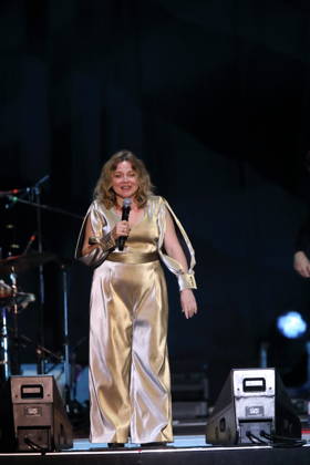 Annett Louisan bei einem Konzert im Tempodrom in Berlin, 15. Oktober 2026. Annett Louisan Konzert Berlin