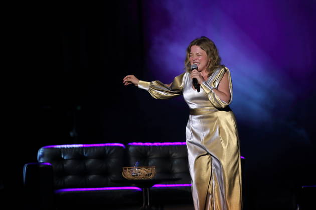 Annett Louisan bei einem Konzert im Tempodrom in Berlin, 15. Oktober 2026. Annett Louisan Konzert Berlin