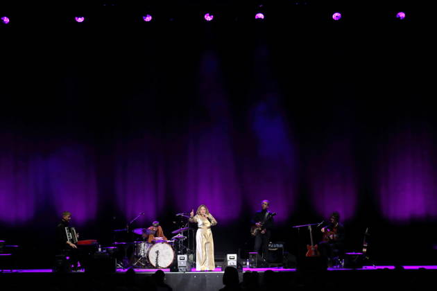 Annett Louisan bei einem Konzert im Tempodrom in Berlin, 15. Oktober 2026. Annett Louisan Konzert Berlin