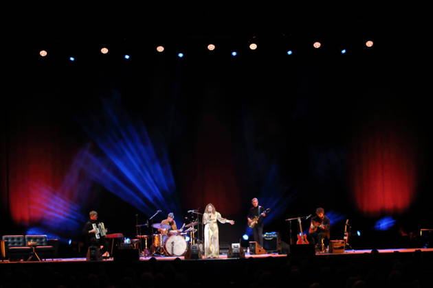Annett Louisan bei einem Konzert im Tempodrom in Berlin, 15. Oktober 2026. Annett Louisan Konzert Berlin