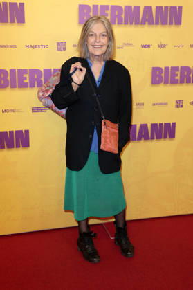 Angela Winkler bei der Premiere des Dokumentarfilms Biermann im Kino International. Berlin, 15.10.2026
