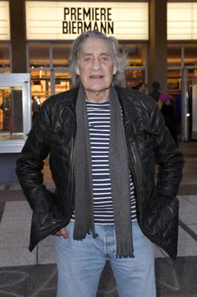 Winfried Glatzeder bei der Premiere des Dokumentarfilms Biermann im Kino International. Berlin, 15.10.2026
