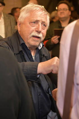 Wolf Biermann bei der Premiere des Dokumentarfilms Biermann im Kino International. Berlin, 15.10.2026