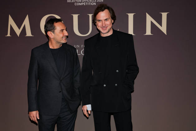 Gilles Lellouche and Lars Eidinger attend the Moulin Paris premiere on October 15, 2026, in Paris 460498, October 15, 2026, Paris, France  Copyright: xLionelxGuericolasx xStarfacex STAR_460498_101