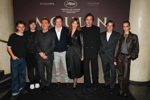 Felix Lefebvre, Olivier Demangel, Gilles Lellouche, László Nemes, Louise Bourgoin, guest, Lars Eidinger, Max Warburton, and Hortense de Gromard attend the Paris premiere of *Moulin* on October 15, 2026, in Paris 460498, October 15, 2026, Paris, France  Copyright: xLionelxGuericolasx xStarfacex STAR_460498_125