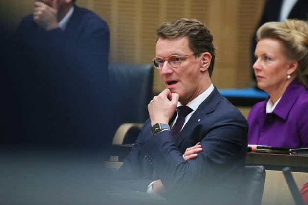 Berlin, Deutschland, 16.10.2026: Bundesrat: 1069. Sitzung des Bundesrates: Hendrik Wüst, CDU, Ministerpräsident von NRW. Copyright: xdtsxNachrichtenagenturx dts_139398