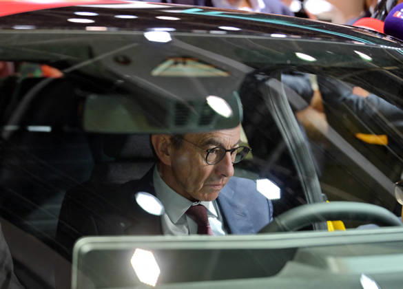 Bruno Retailleau at the Paris Motor Show 2026 Bruno Retailleau candidate for the 2027 presidential election at the International Motor Show 2026 in Paris Porte de Versailles on October 15,2026. Photo Ait Adjedjou Karim ABACAPRESS.COM Paris France  Copyright: xAitxAdjedjouxKarim ABACAx