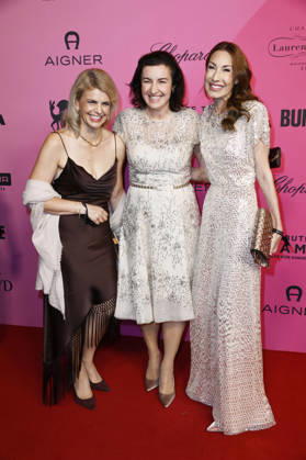 Katrin Staffler, Dorothee Bär und Dagmar Kögel beim Tribute to Bambi 2026 in der Fotografiska Berlin. Berlin, 15.10.2026