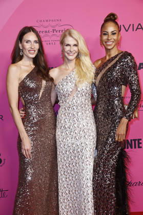 Anna Verkhorubova, Natascha Gruen und Enyerlina Sanchez beim Tribute to Bambi 2026 in der Fotografiska Berlin. Berlin, 15.10.2026