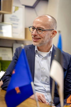 16.10.2026, Pärnu. Germany s Ambassador to Estonia, Jan Scheer. Photo: Urmas Luik Pärnu PM Pärnu Pärnumaa Estonia 7UL16OCT2026A-12  Copyright: xUrmasxLuikx Jan Scheer
