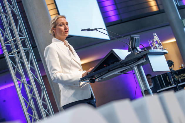 Bundestag Alice Weidel (AfD) beim 2. Kommunalpolitischen Forum der AfD-Fraktion im Deutschen Bundestag am 16.10.26 in Berlin. Berlin Berlin Deutschland Bundestag