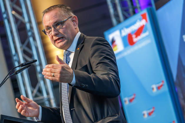 Bundestag Tino Chrupalla (AfD) beim 2. Kommunalpolitischen Forum der AfD-Fraktion im Deutschen Bundestag am 16.10.26 in Berlin. Berlin Berlin Deutschland Bundestag