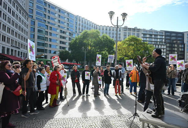 Rally calling for an AfD ban in Berlin BERLIN, GERMANY - OCTOBER 16: People take part in a rally near the Bundesrat calling for proceedings to ban the far-right Alternative for Germany (AfD) party and urge North Rhine-Westphalia Minister-President Hendrik Wüst to support their demand, as he is set to be elected President of the Bundesrat that day, in Berlin, Germany, on 16 October 2026. The rally is organized by the alliance NRW Appeal: AfD Ban Now , which reportedly collected more than 120,000 signatures in support of an AfD ban in North Rhine-Westphalia and is urging the Bundesrat to initiate proceedings before the Federal Constitutional Court to ban the party. Volodymyr Sindieiev Anadolu Berlin Germany. Editorial use only. Please get Copyright: x2026xAnadoluxVolodymyrxSindieievx