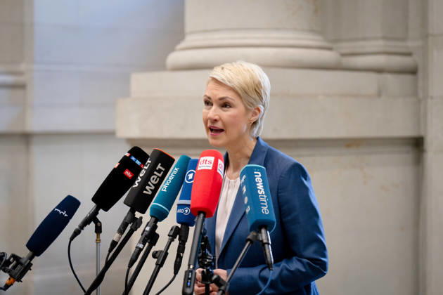 Sitzung, Bundesrat, Ministerpräsidentin, Manuela Schwesig Sitzung, Bundesrat, Berlin, Ministerpräsidentin, Manuela Schwesig Berlin Berlin GER
