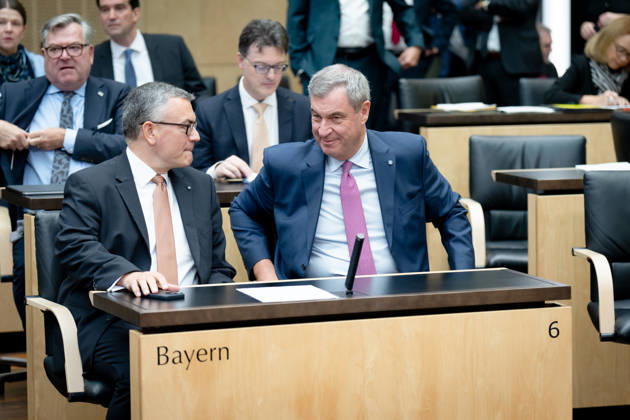 Sitzung, Bundesrat, Ministerpräsident, Markus Söder, Staatsminister, Florian Herrmann Sitzung, Bundesrat, Berlin, Ministerpräsident, Markus Söder, Staatsminister, Florian Herrmann Berlin Berlin GER