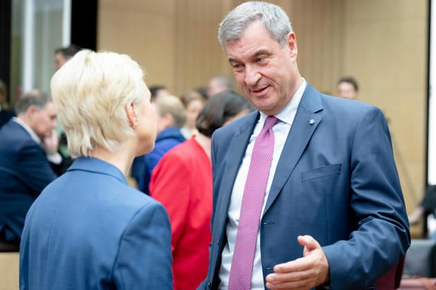 Sitzung, Bundesrat, Ministerpräsident, Markus Söder, Ministerpräsidentin, Manuela Schwesig Sitzung, Bundesrat, Berlin, Ministerpräsident, Markus Söder, Ministerpräsidentin, Manuela Schwesig Berlin Berlin GER