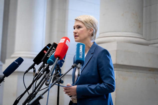 Sitzung, Bundesrat, Ministerpräsidentin, Manuela Schwesig Sitzung, Bundesrat, Berlin, Ministerpräsidentin, Manuela Schwesig Berlin Berlin GER