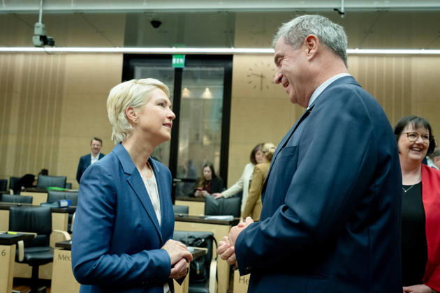 Sitzung, Bundesrat, Ministerpräsident, Markus Söder, Ministerpräsidentin, Manuela Schwesig Sitzung, Bundesrat, Berlin, Ministerpräsident, Markus Söder, Ministerpräsidentin, Manuela Schwesig Berlin Berlin GER