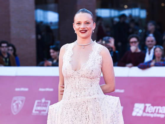 IPA89767727 - Roma Cinema Fest 2026. Day 4 Eurotrash Film Photocall. Pictured: Luna Wedler  Copyright: xMaurizioxD Avanzox xPoolxRomaxFilmxFestx2026x IPA89767727