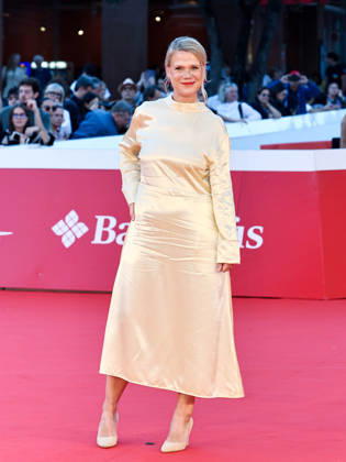IPA89767733 - Roma Cinema Fest 2026. Day 4 Photocall for the film Eurotrash. Pictured: Frauke Finsterwalder  Copyright: xMaurizioxD Avanzox xPoolxRomaxFilmxFestx2026x IPA89767733