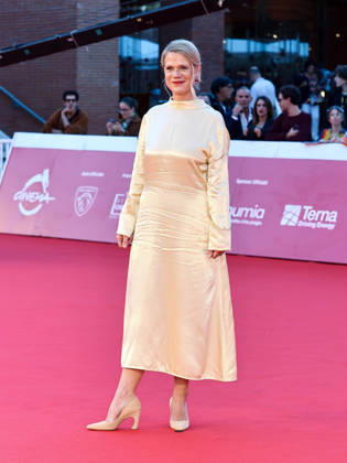 IPA89767738 - Roma Cinema Fest 2026. Day 4 Photocall for the film Eurotrash. Pictured: Frauke Finsterwalder  Copyright: xMaurizioxD Avanzox xPoolxRomaxFilmxFestx2026x IPA89767738