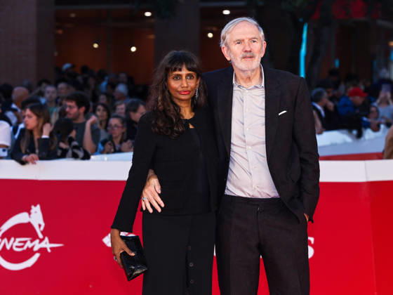 IPA89768791 - Rome, 2026 Film Festival - Night 4 - Red Carpet for the film A Talent For Murder In the photo: Nimi Ponnudurai, Anton Corbijn  Copyright: xMarcoxProvvisionatox xPoolxRomaxFilmxFestx2026x IPA89768791