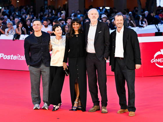 IPA89768523 - Roma Cinema Fest 2026. Day 4 Photocall for the film A Talent For Murder. Pictured: Nimi Ponnudurai, Anton Corbijn, Andrea Occhipinti  Copyright: xMaurizioxD Avanzox xPoolxRomaxFilmxFestx2026x IPA89768523