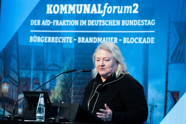 Kommunalpolitisches Forum der AfD-Fraktion Kommunalpolitisches Forum der AfD-Fraktion im Bundestag, Paul-Löbe-Haus, Antje Hermenau Berlin Berlin GER