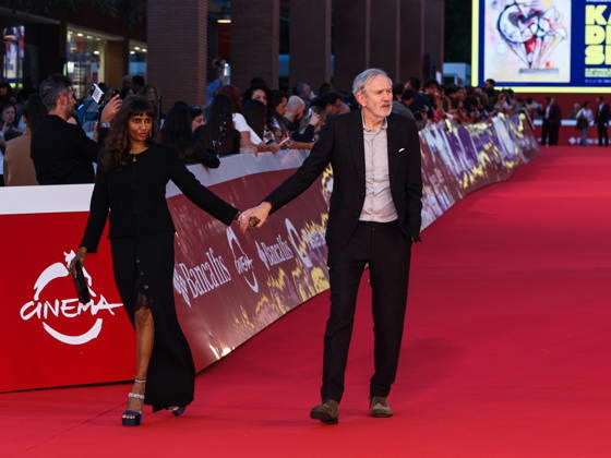 IPA89768774 - Rome, 2026 Film Festival - Night 4 - Red Carpet for the film A Talent For Murder In the photo: Nimi Ponnudurai, Anton Corbijn  Copyright: xMarcoxProvvisionatox xPoolxRomaxFilmxFestx2026x IPA89768774