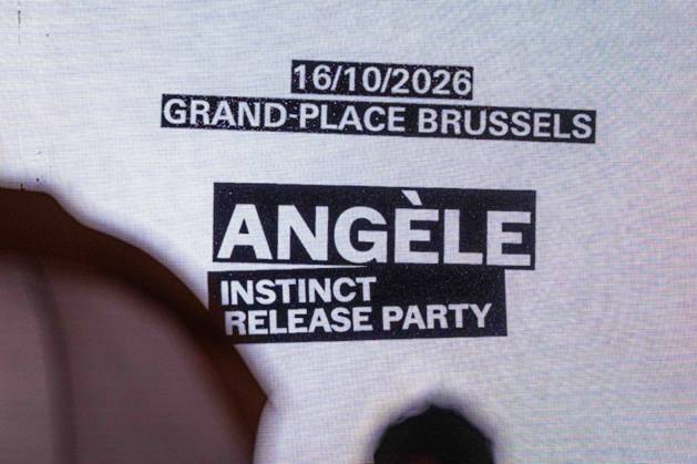 Illustration picture taken during the Angele Instinct Release Party , a surprise party organized by the Brussels singer to celebrate the release of her album Instinct at the Grote Markt Grand Place, in Brussels, Friday 16 October 2026.  EMILExWINDAL 190017944